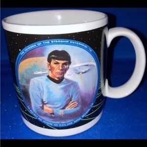 - Star Trek vintage mr. Spock mug cup 1991